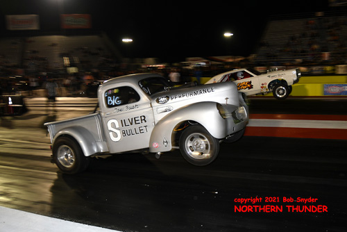 Joe Bush - 
Silver Bullet B/G (near lane)